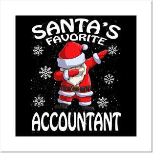 Santas Favorite Accountant Christmas Posters and Art